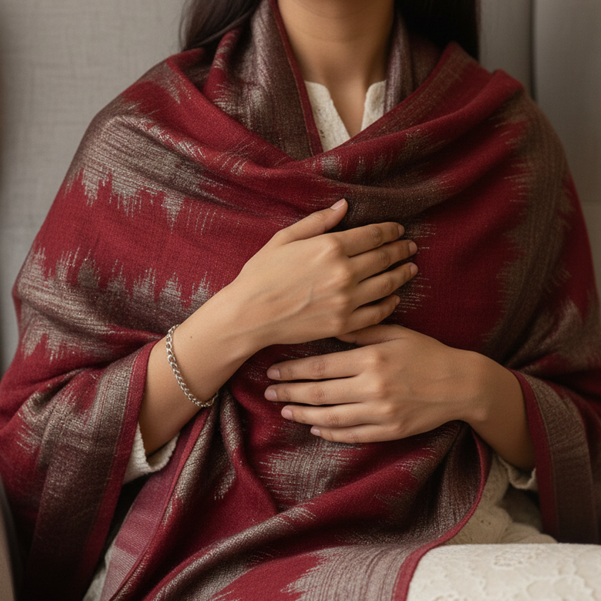 Cozy Winter Woolen Stole