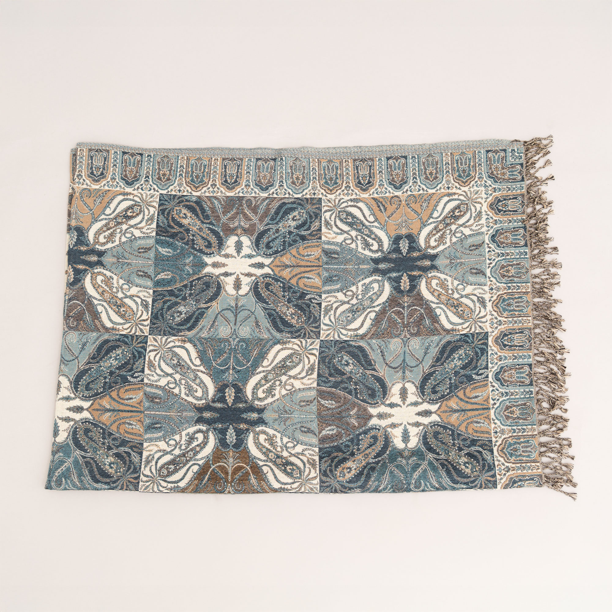 Vintage Azure Throw