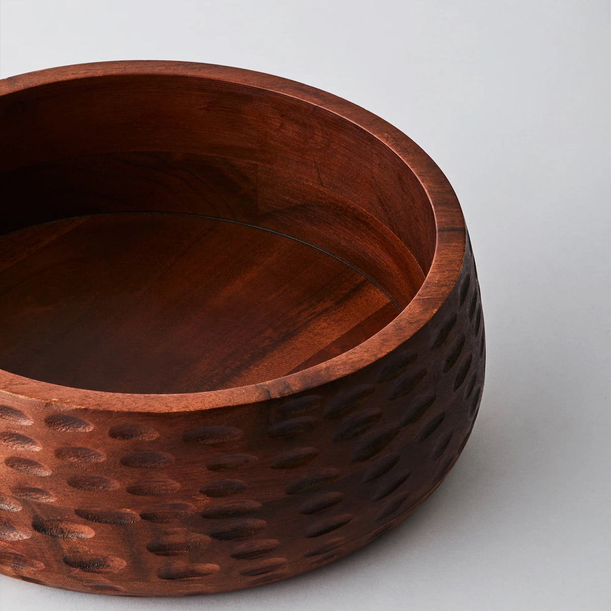 Wooden Fruit Bowl (Dark Acacia)