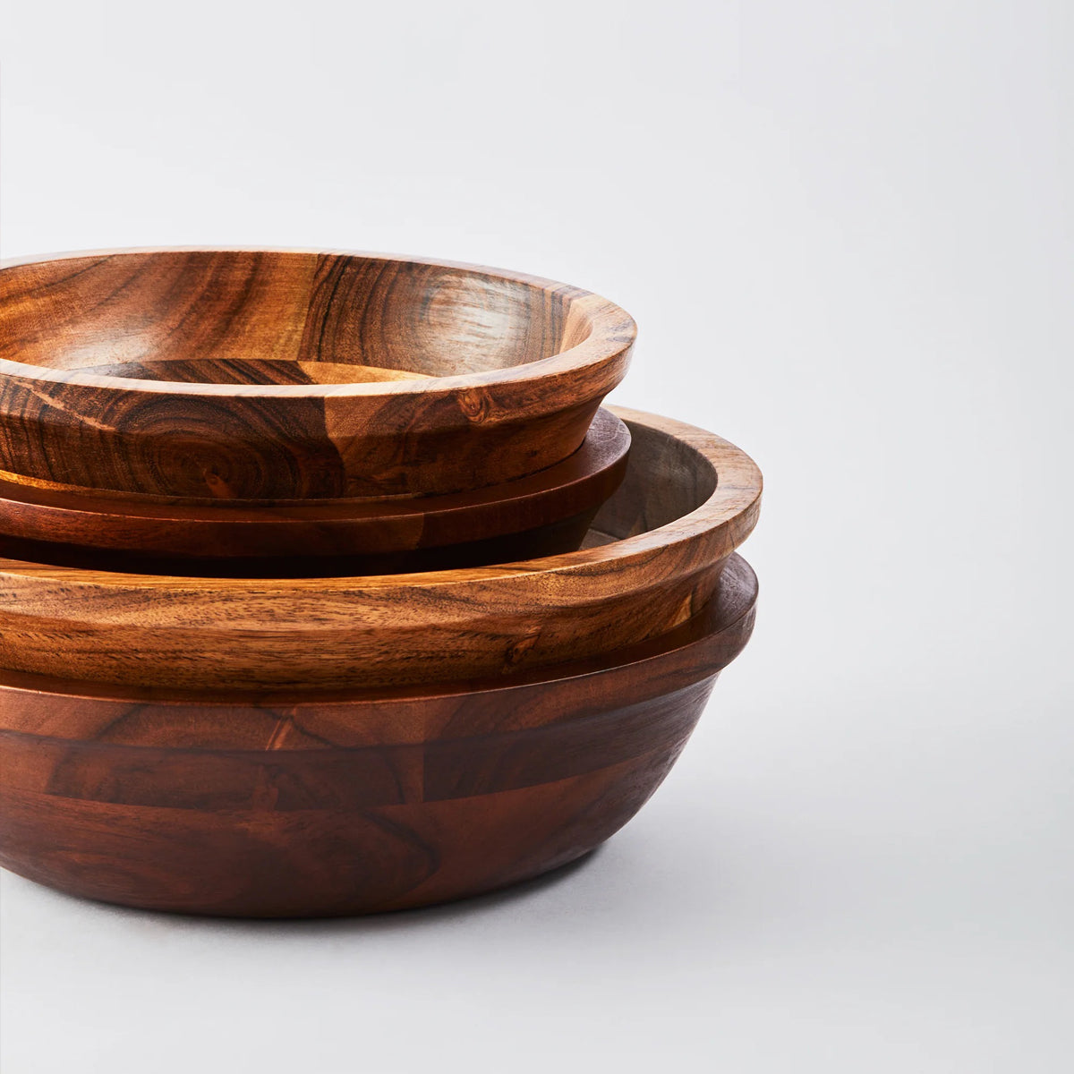 Wooden Serving Bowls (Natural)