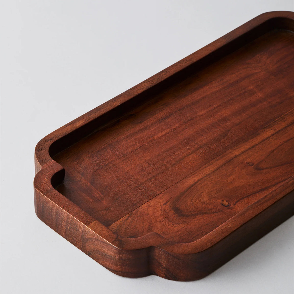 Wooden Tray (Dark Acacia)