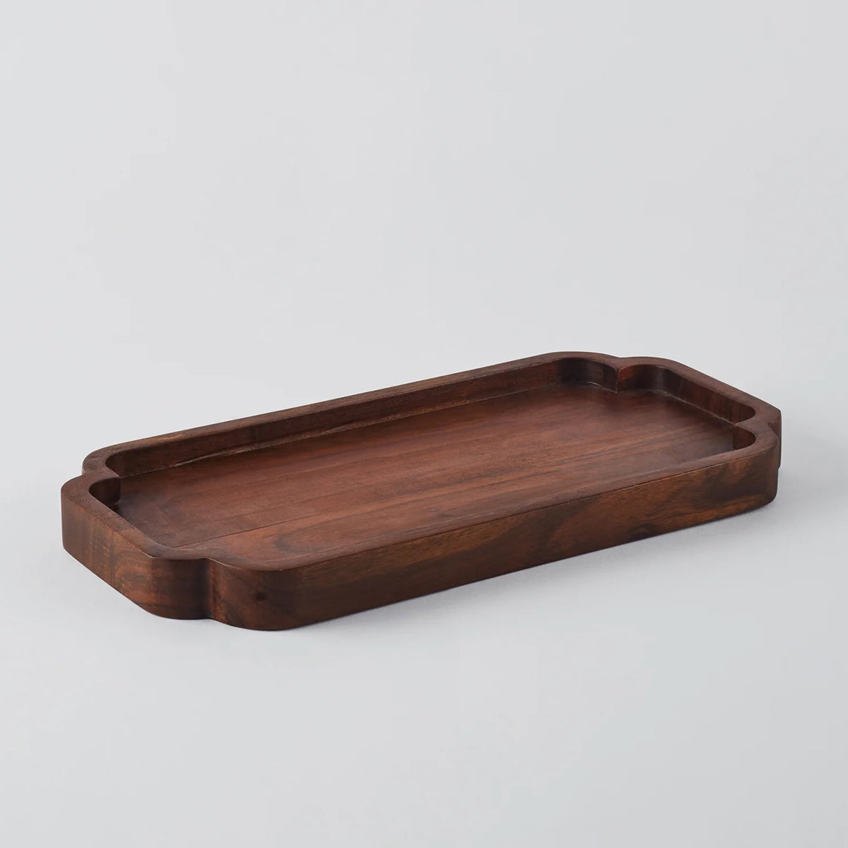Wooden Tray (Dark Acacia)