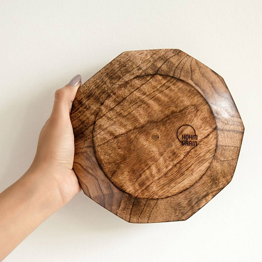 Multi Purpose Wooden Bowl, Set of 2