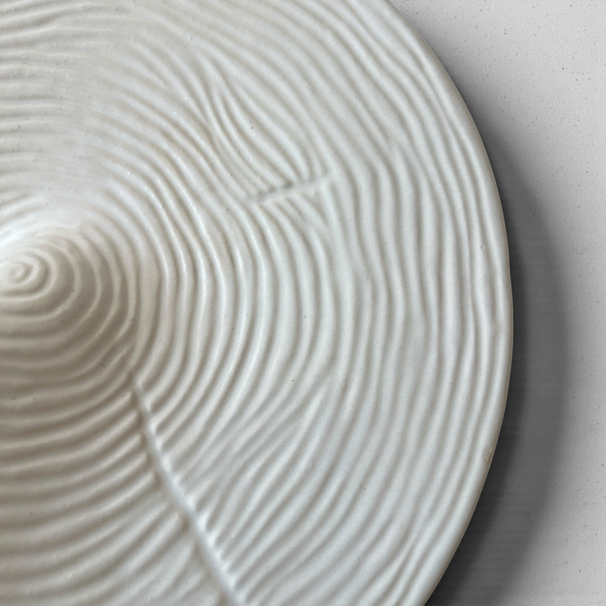 Arctic White Crest Plate