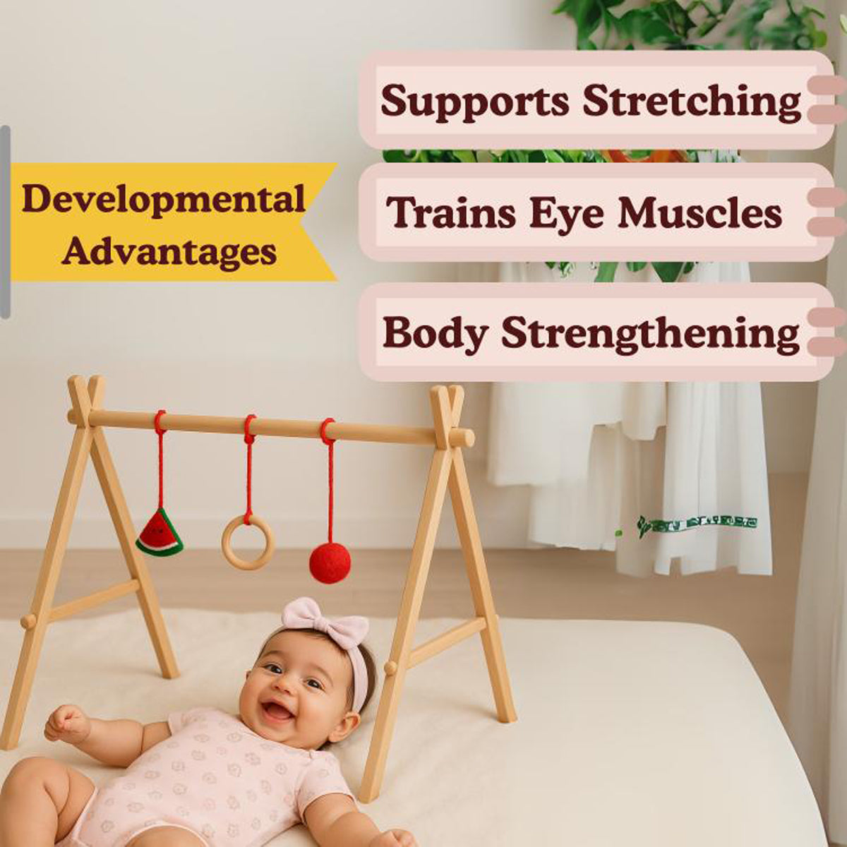 Baby Play Gym With hanging toys