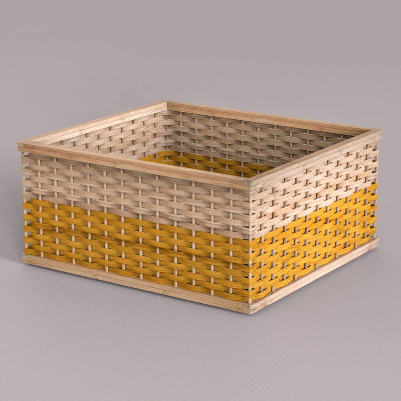 Bamboo Basket | Yellow