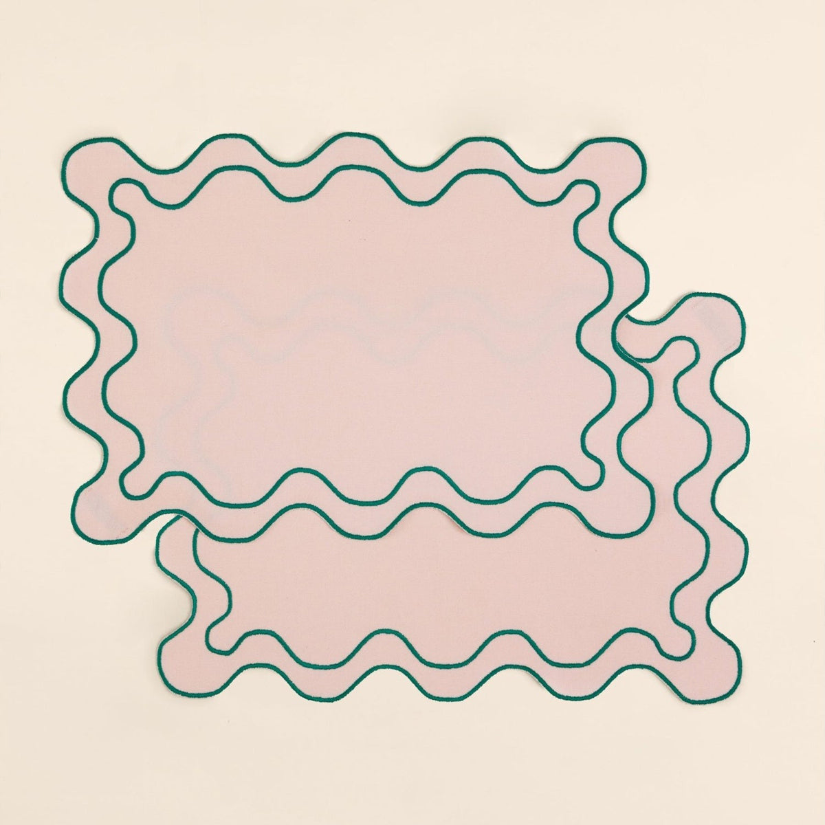 Scalloped Placemats | Blush