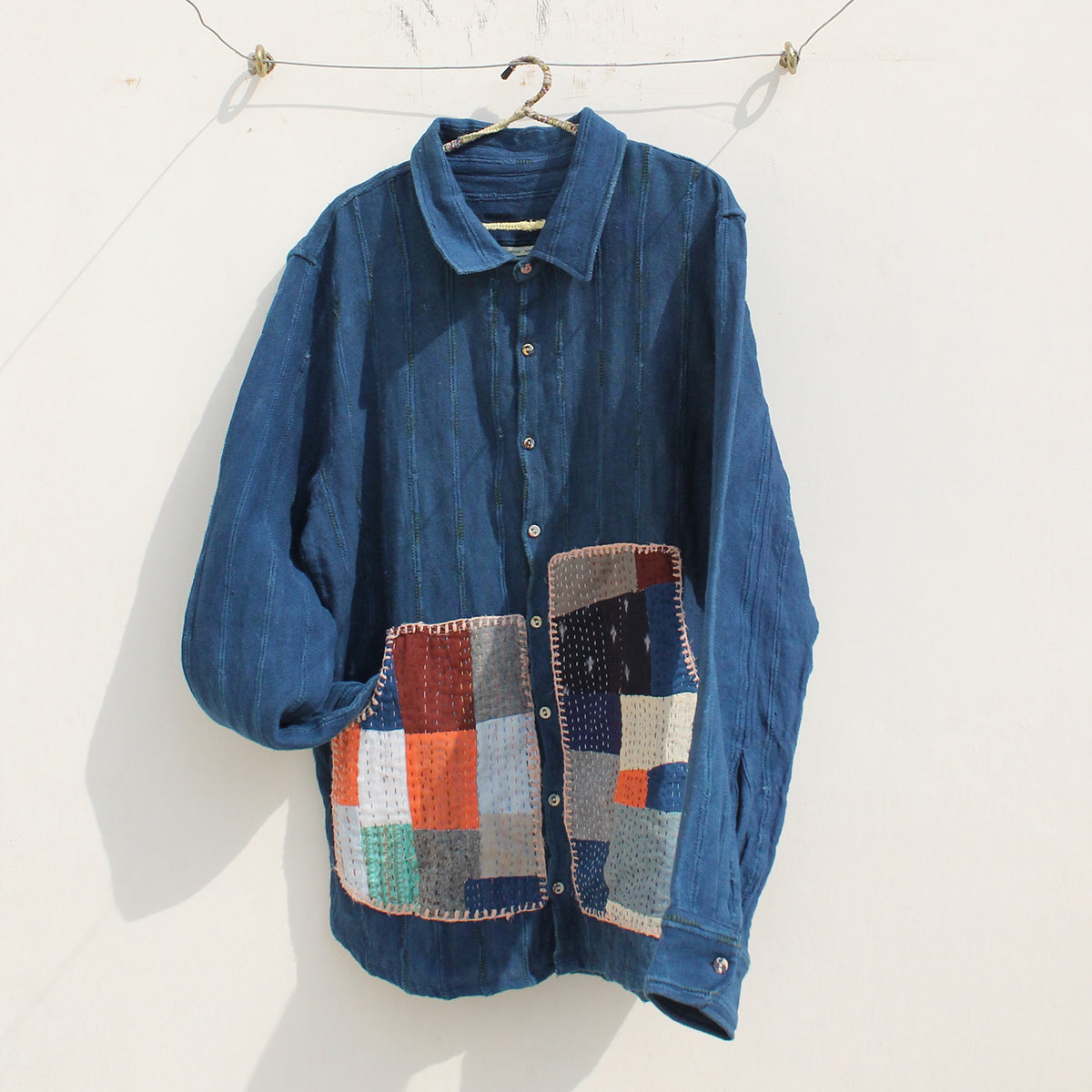 Handwoven Upcycled Shirt