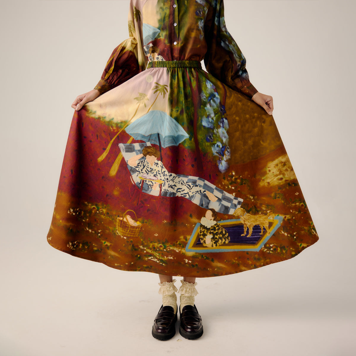 Lakeside Circle Skirt