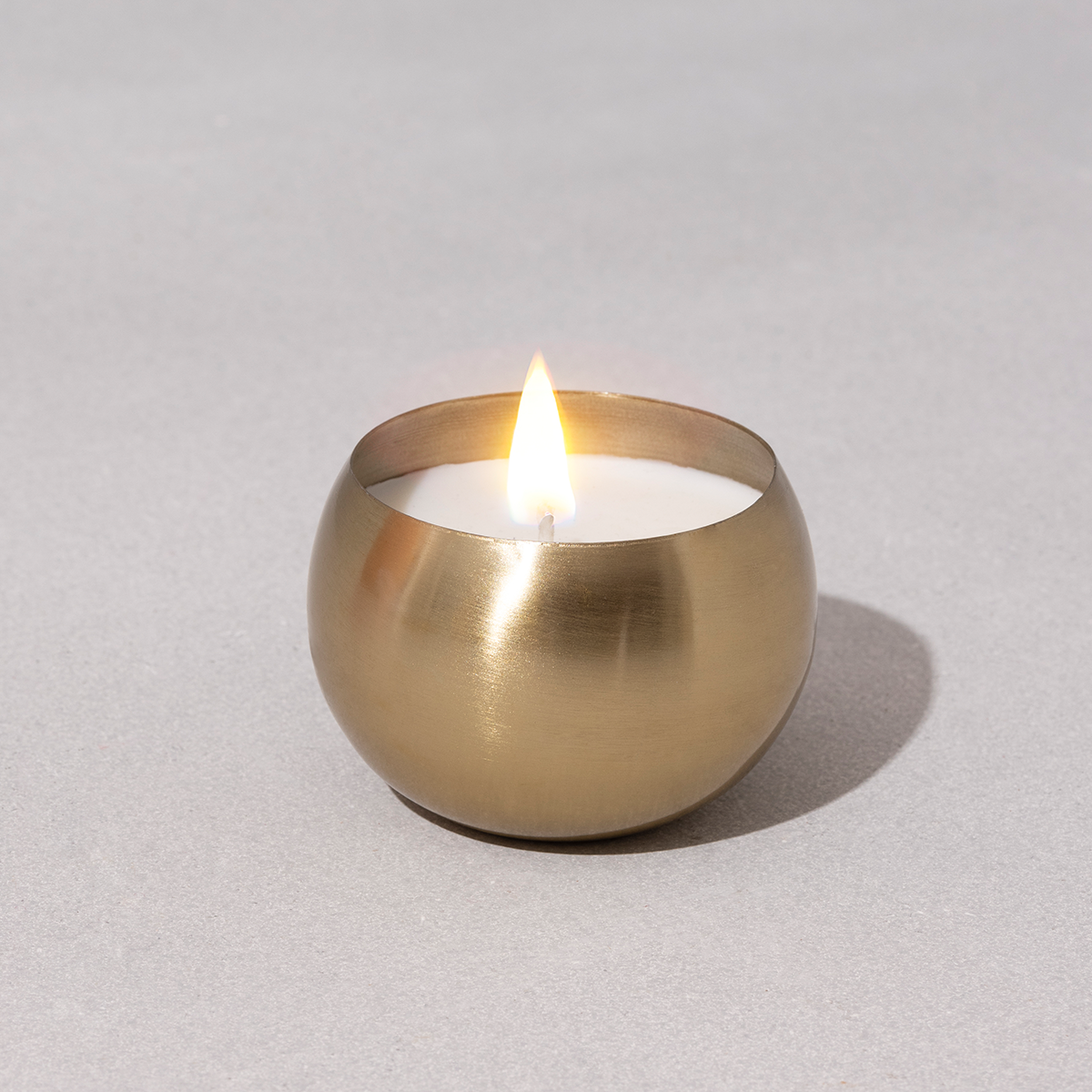 Brass Soy Wax Candles | Set of 4 | Lavender & Patchouli | Diwali Gift Box