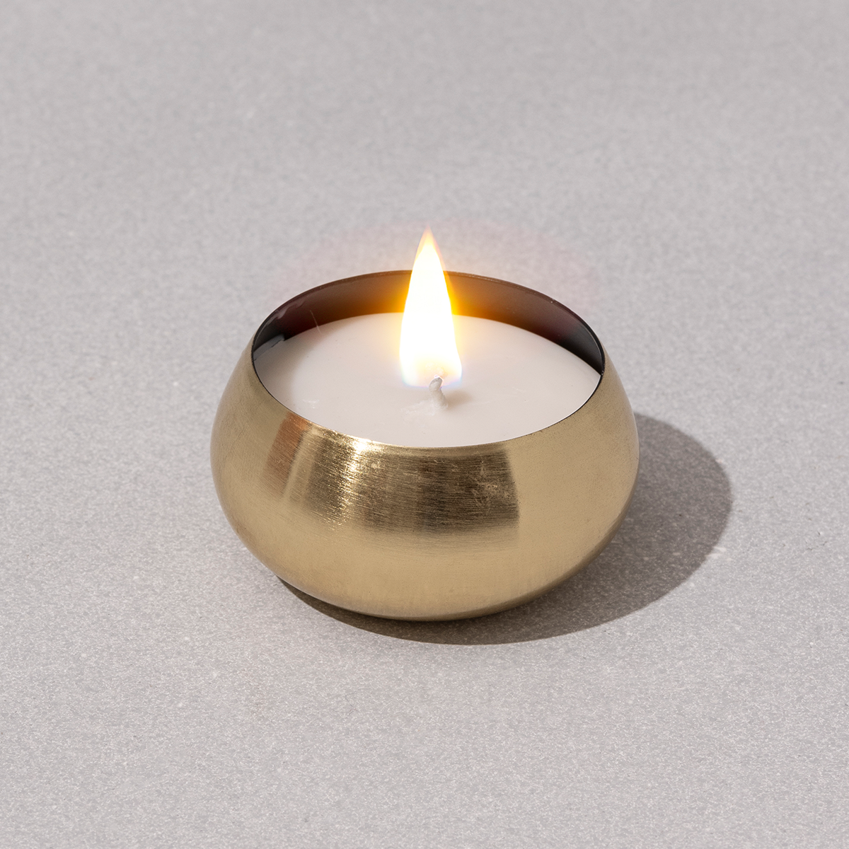 Gold Metal Small Candles | Set of 6 | Vanilla | Soy Wax Candles | Diwali Gift Box