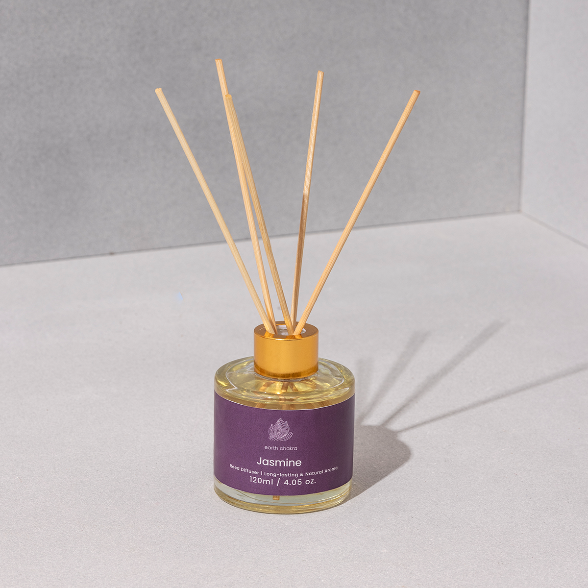 Jasmine Reed Diffuser & Brass Candle | Set of 2 | Aromatherapy Gift Box | Gift Box