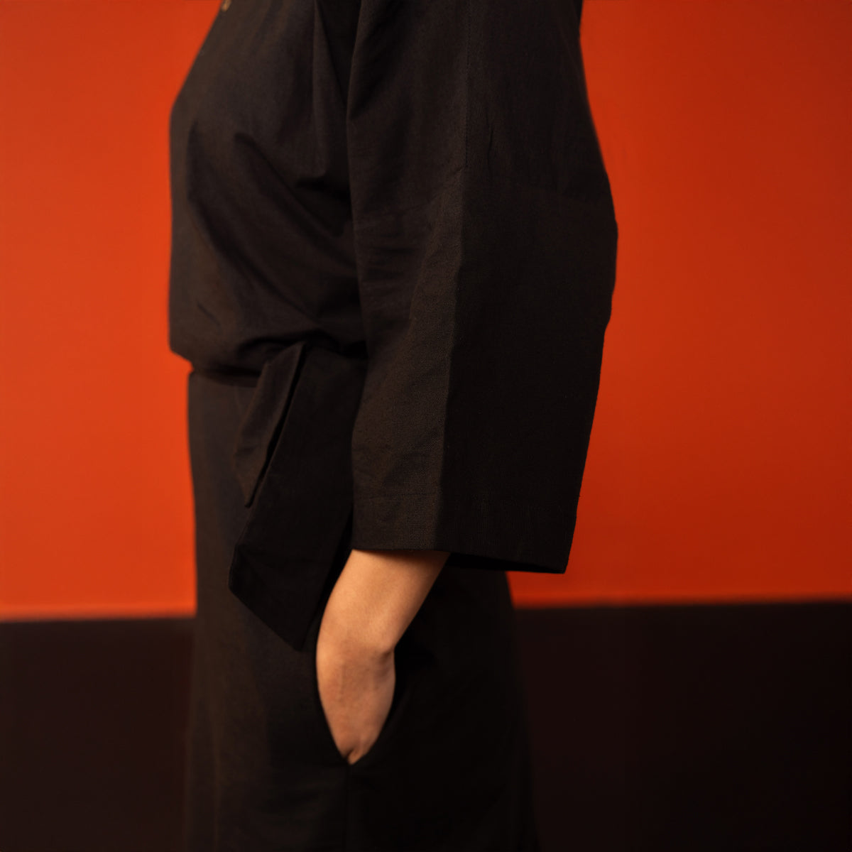 Black Kham Chuba Os Tie Dress