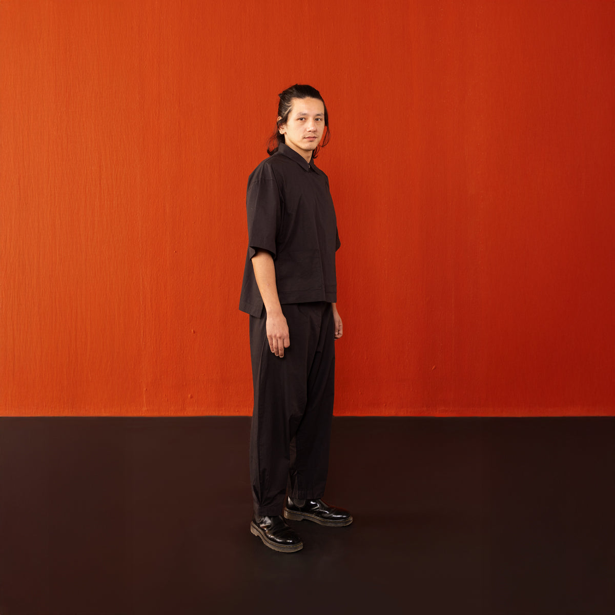 Black Vajra Boxy Shirt