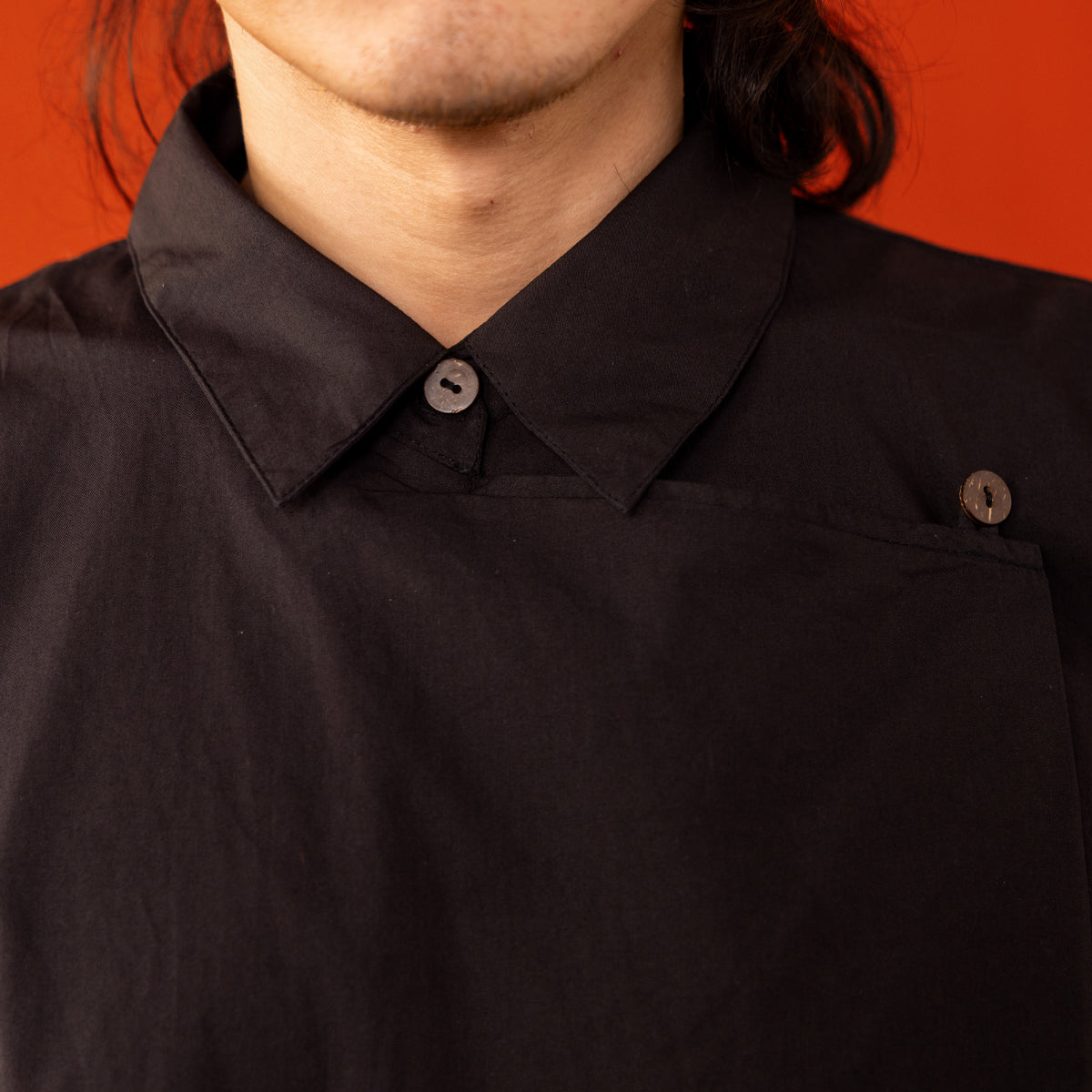 Black Vajra Boxy Shirt