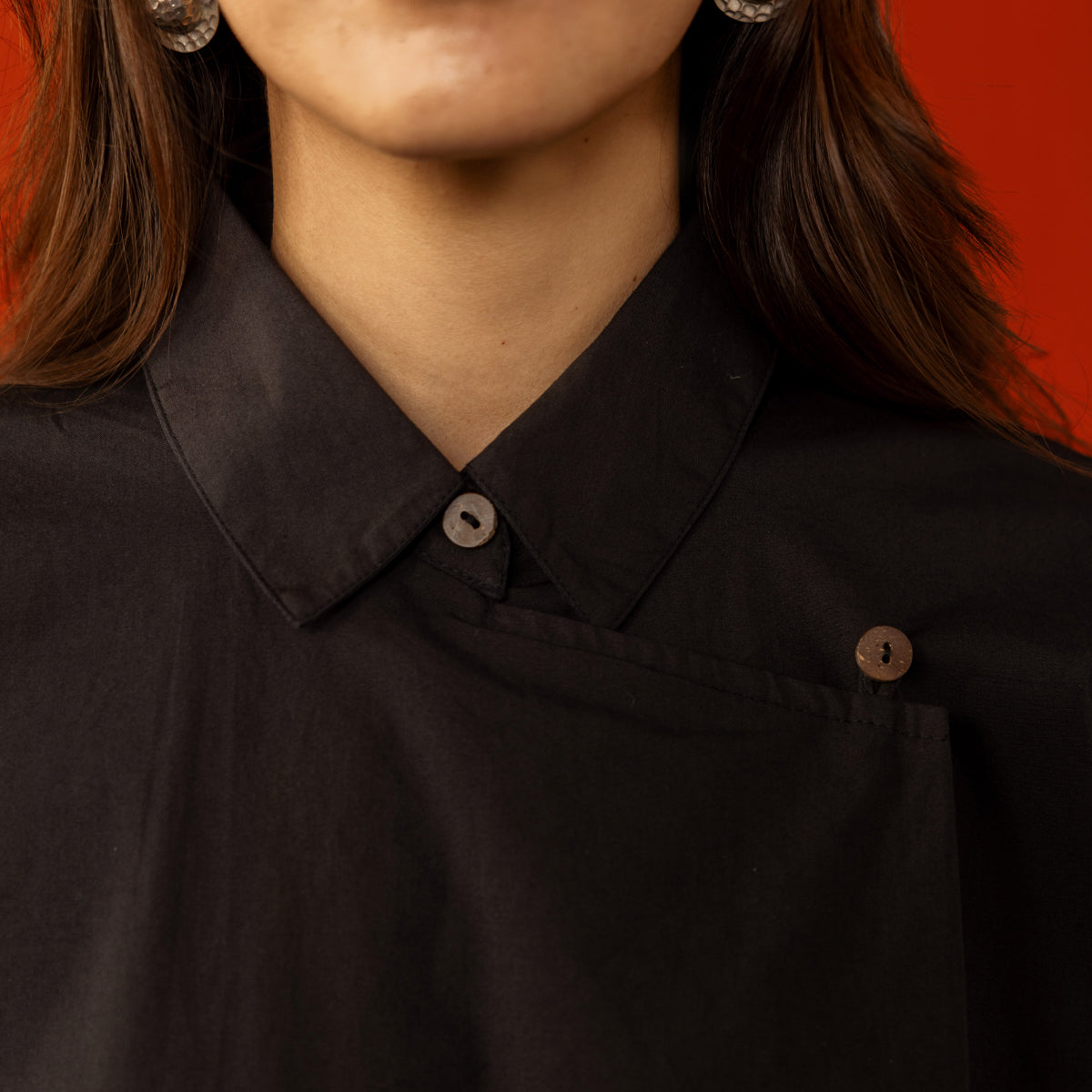 Black Vajra Boxy Shirt