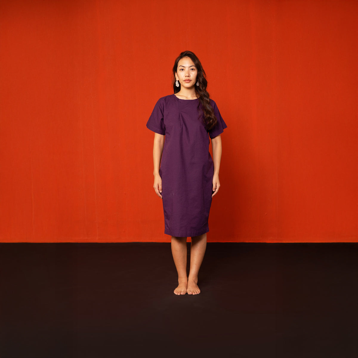 Aubergine Tso Cocoon Everyday Dress