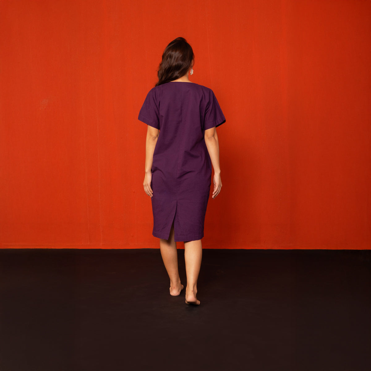 Aubergine Tso Cocoon Everyday Dress