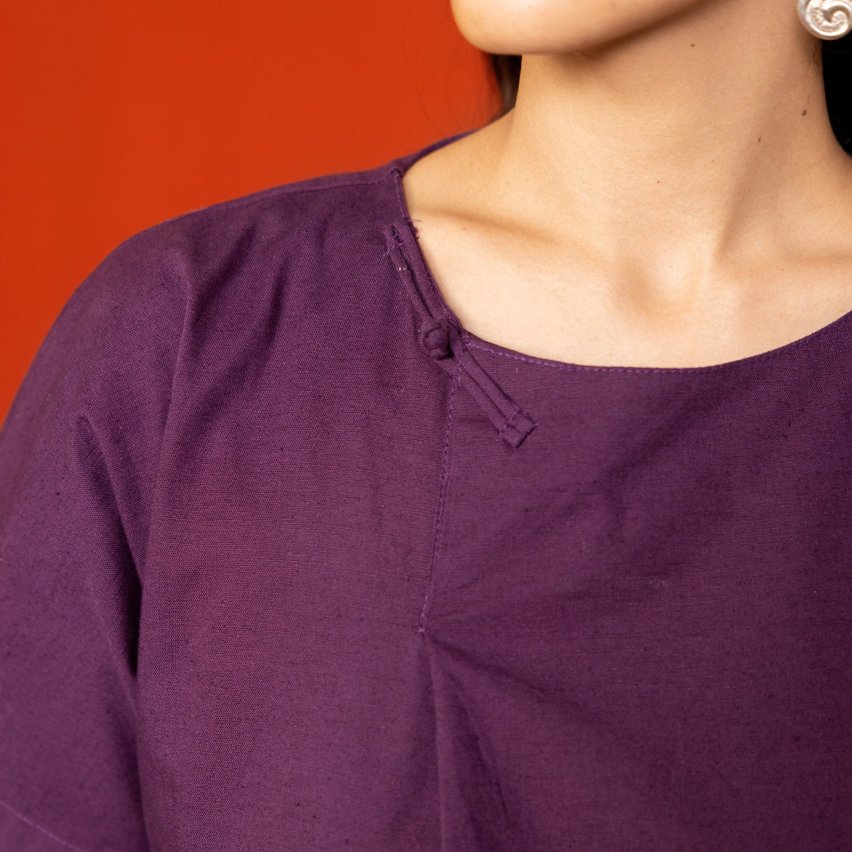 Aubergine Tso Cocoon Everyday Dress