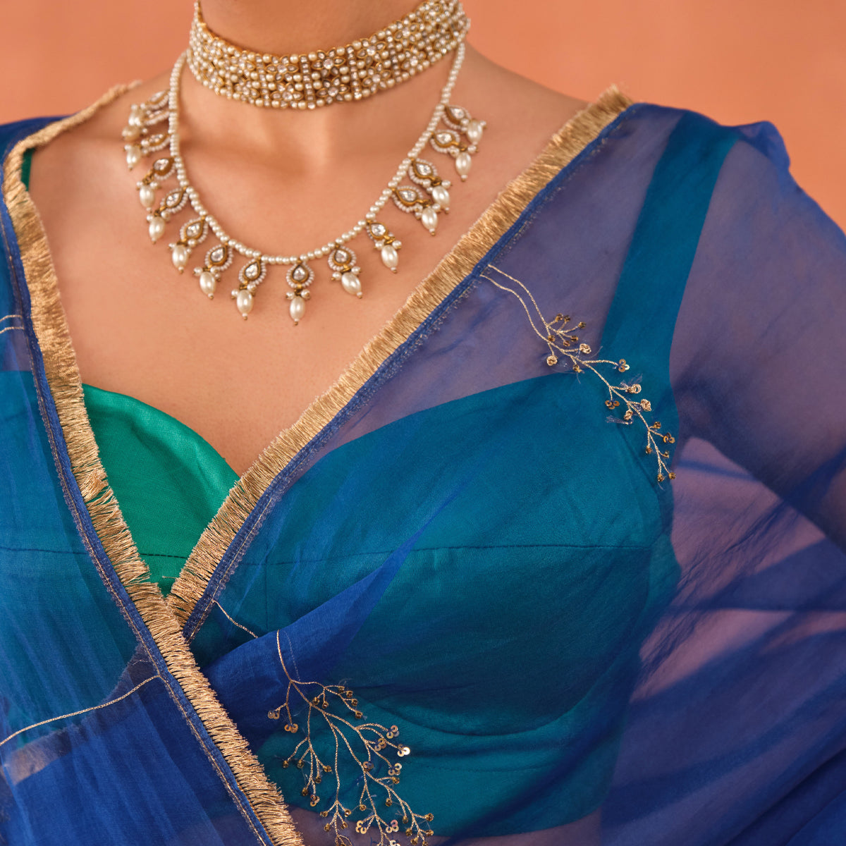 Neelika Organza Sari