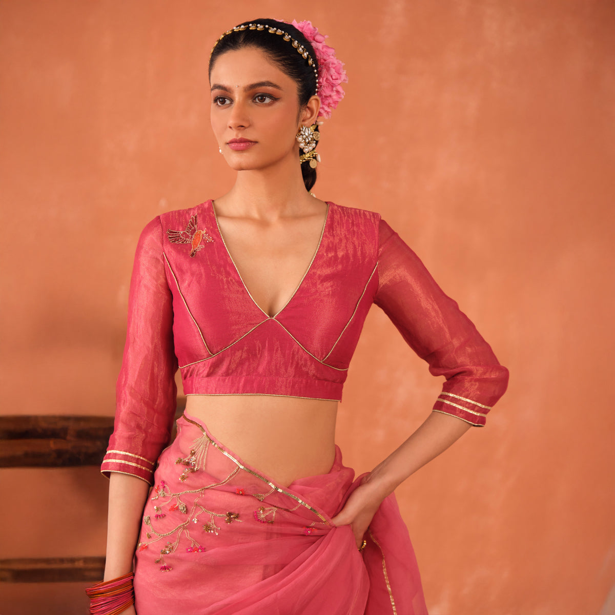 Ritu Chanderi Blouse