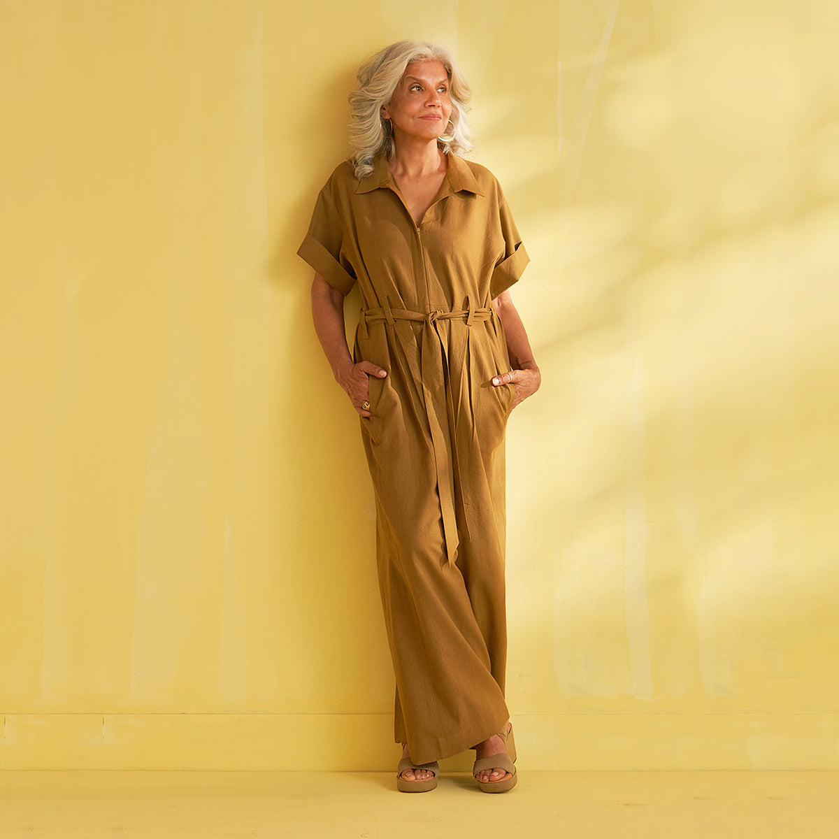 Pure Handwoven Cotton Jumpsuit