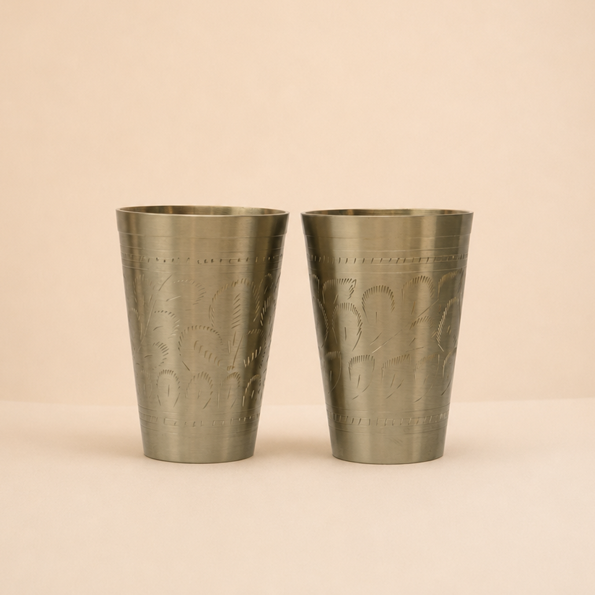 Drop Brass Tumbler | Set of 2