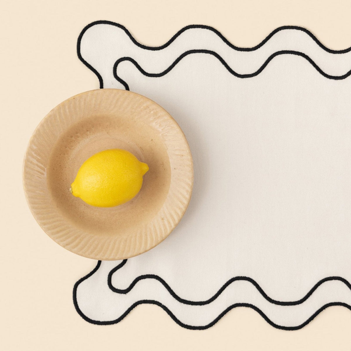 Scalloped Placemats | Marshmallow