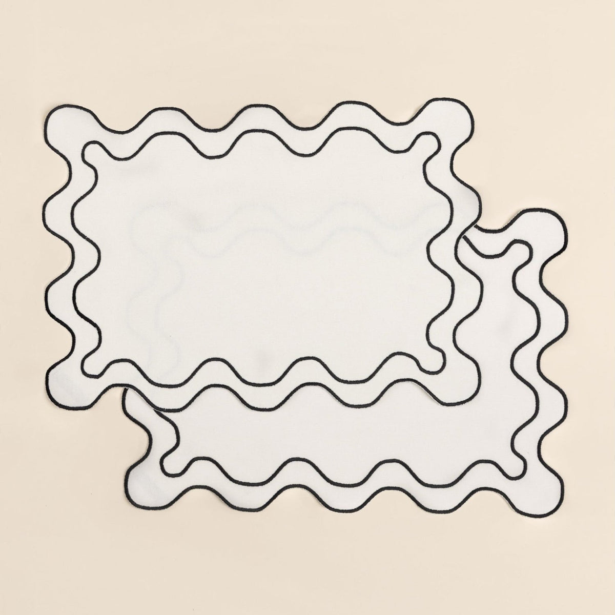 Scalloped Placemats | Marshmallow