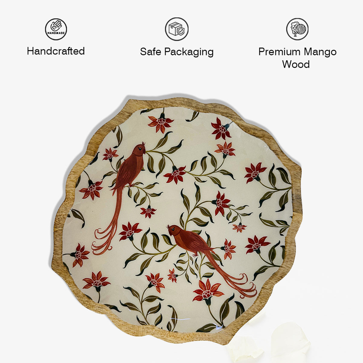 Bird Jaal Platter Plate