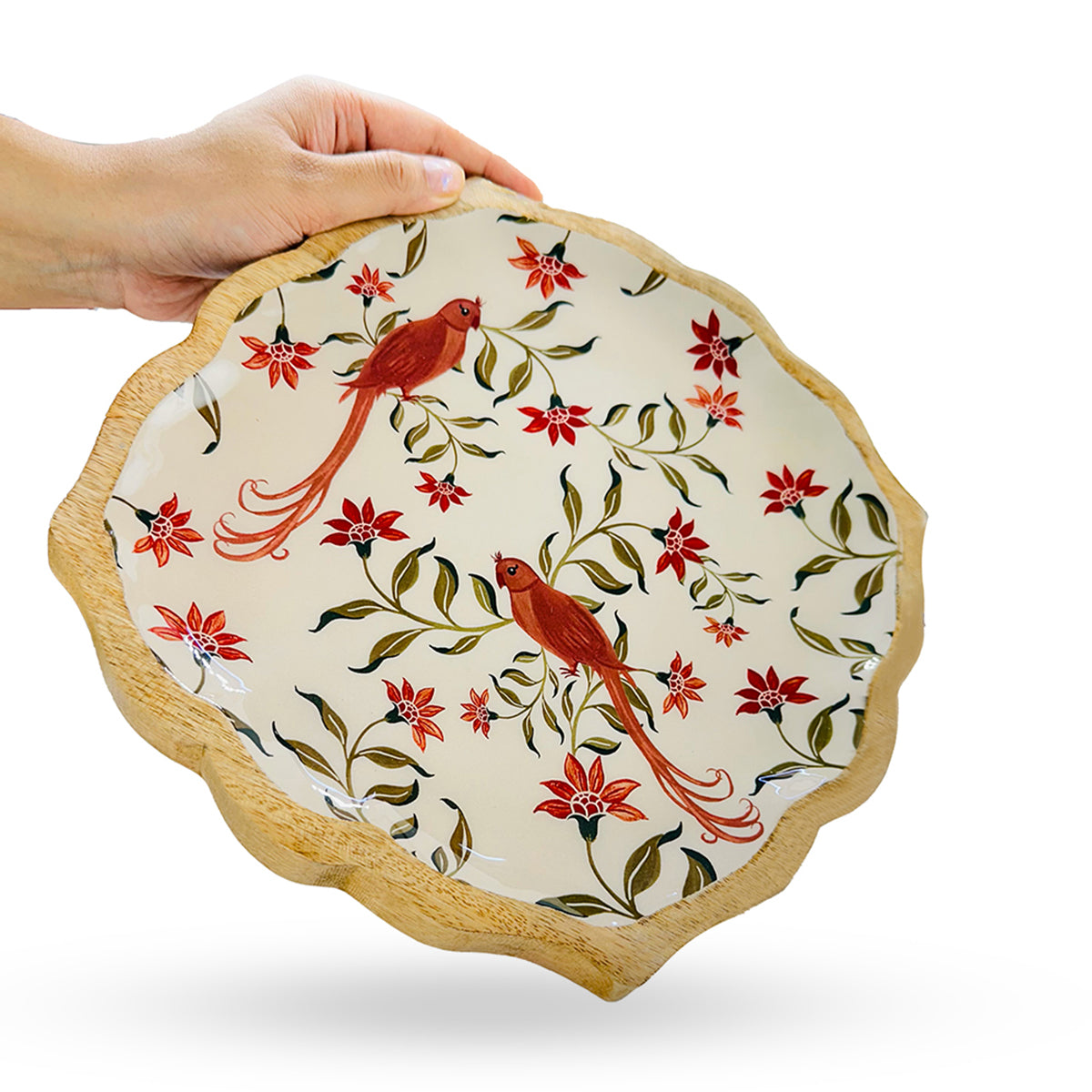 Bird Jaal Platter Plate