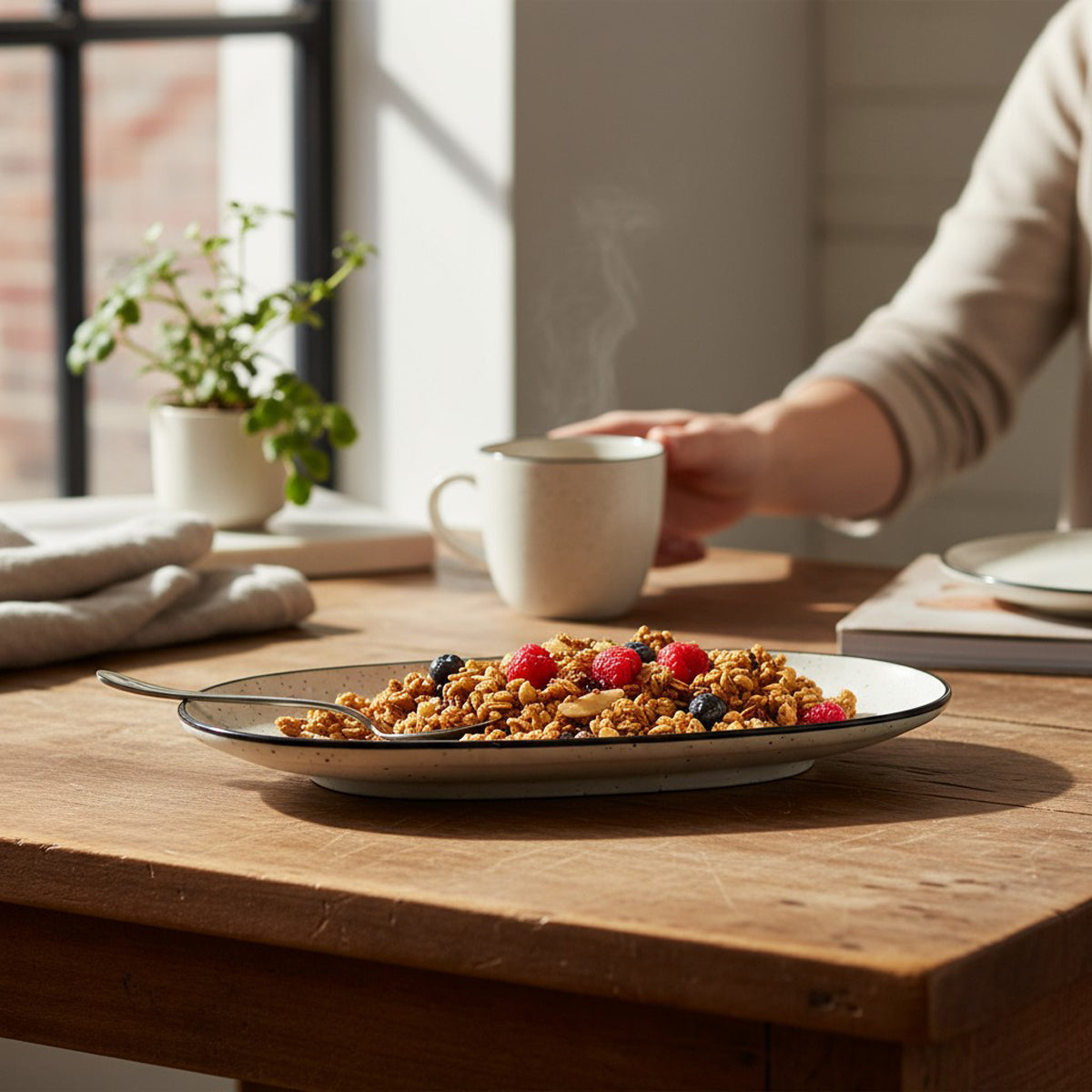 Monochrome Harmony Platter (Set of 2)