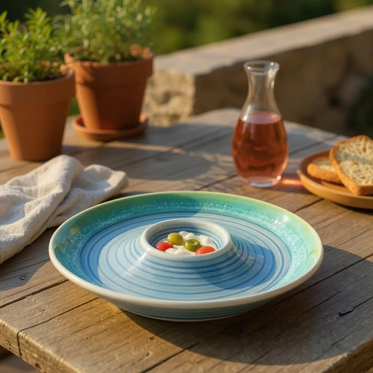 Ocean Breeze Chip and Dip Platter