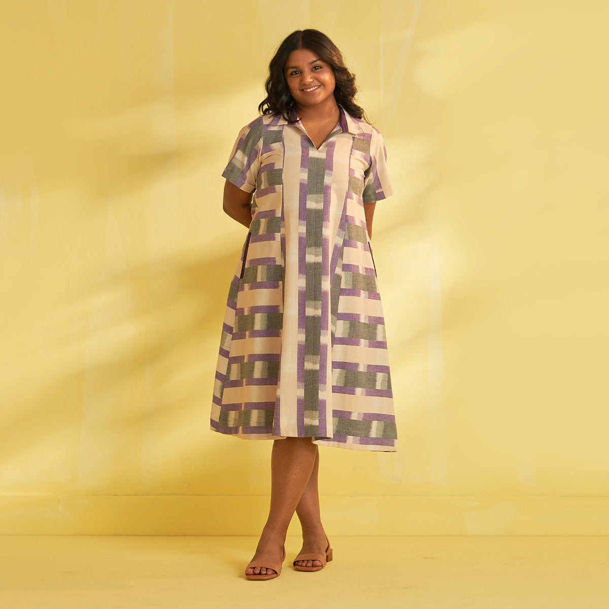 Pure Handwoven Ikat Dress