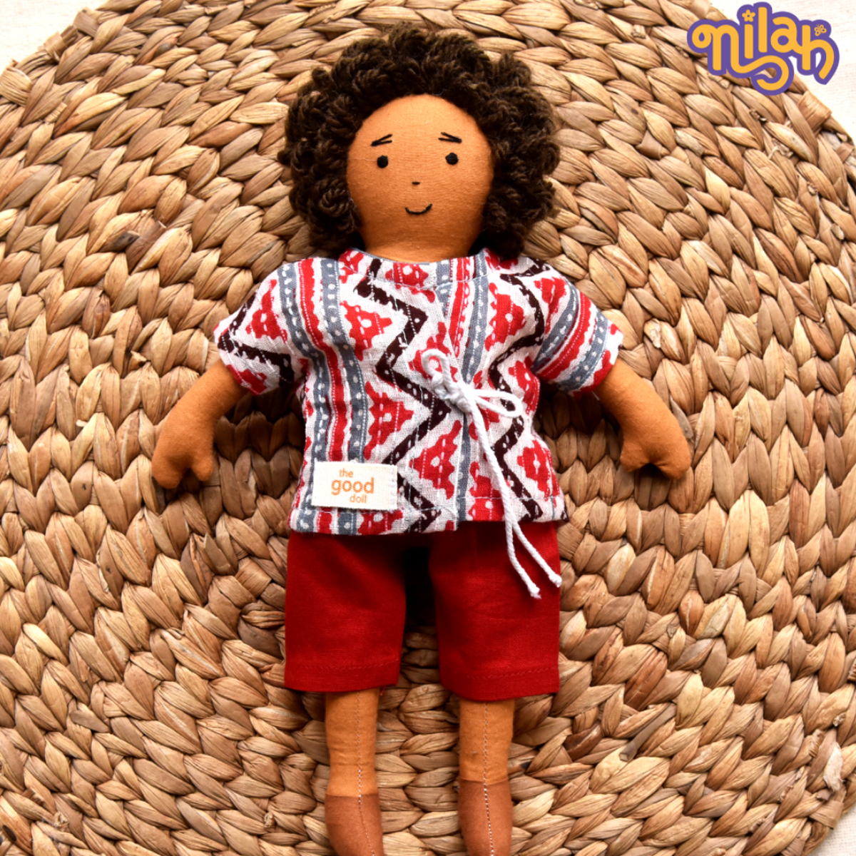 Raagu - Nilah's Younger Brother in Red Shirt