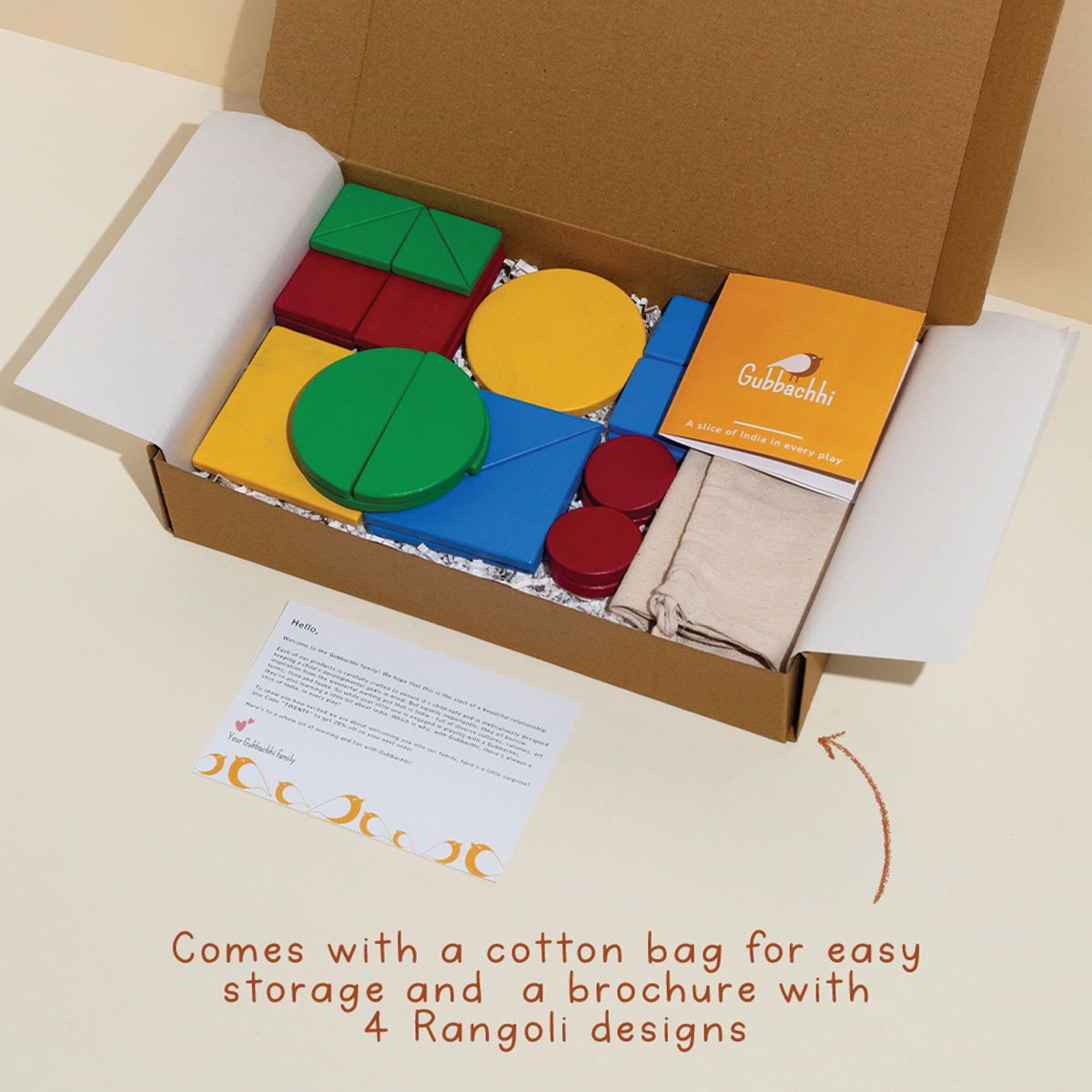 Rangoli Wooden Puzzle