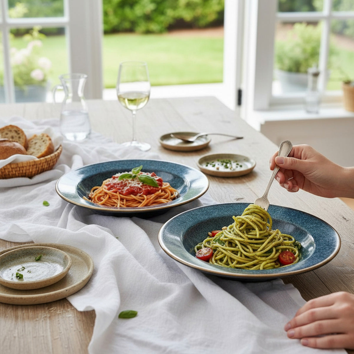 Starry Night Pasta Plate (Set of 2)