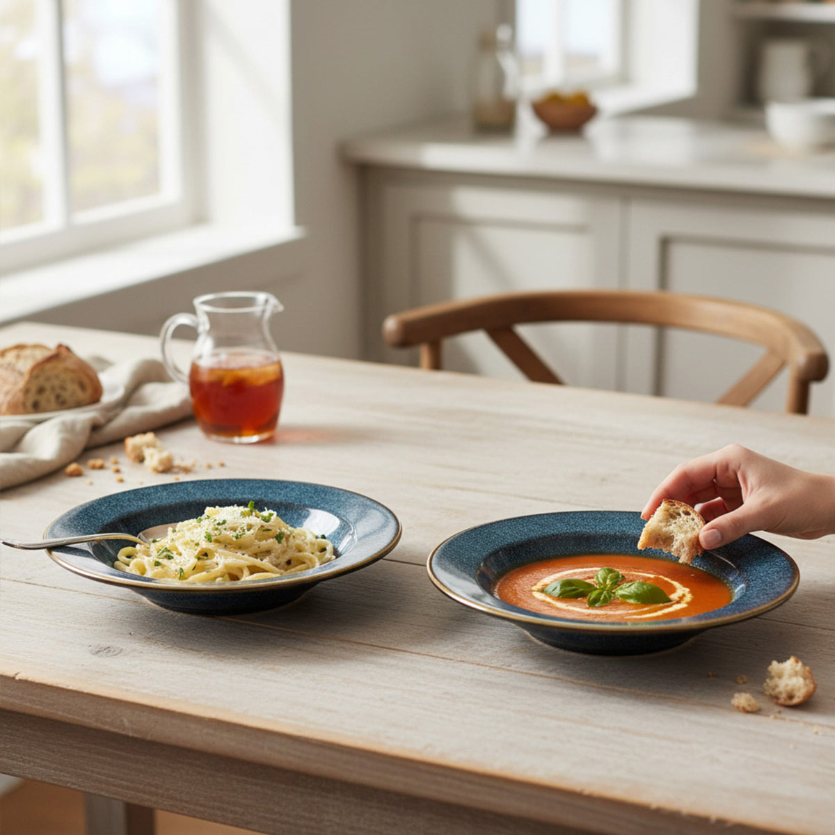 Starry Night Pasta Plate (Set of 2)