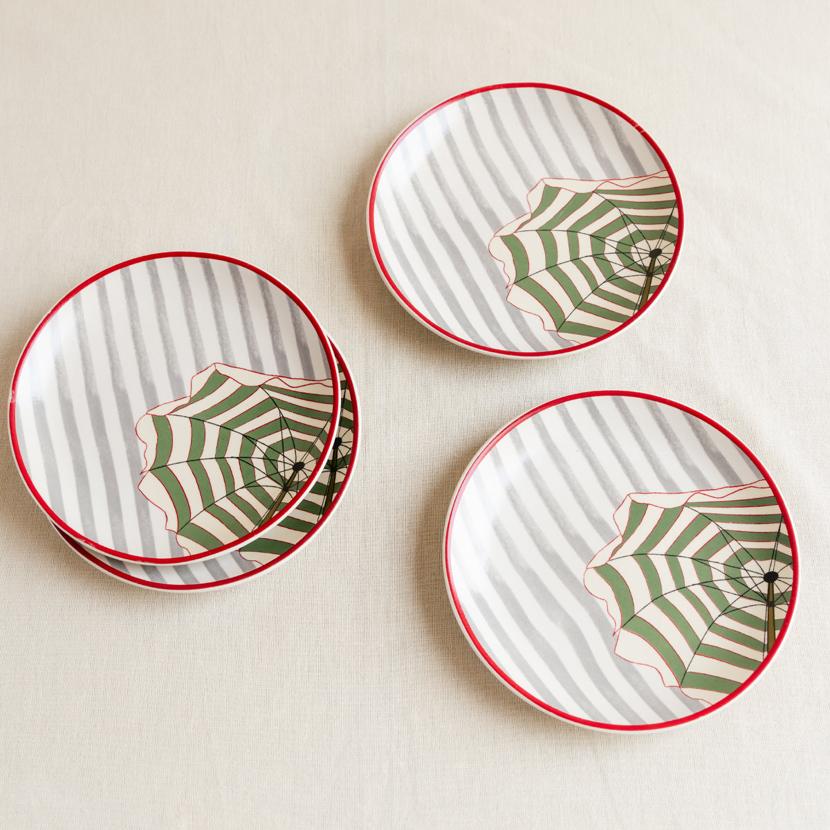 Kasa Plate | Set Of 4 | 6 inches