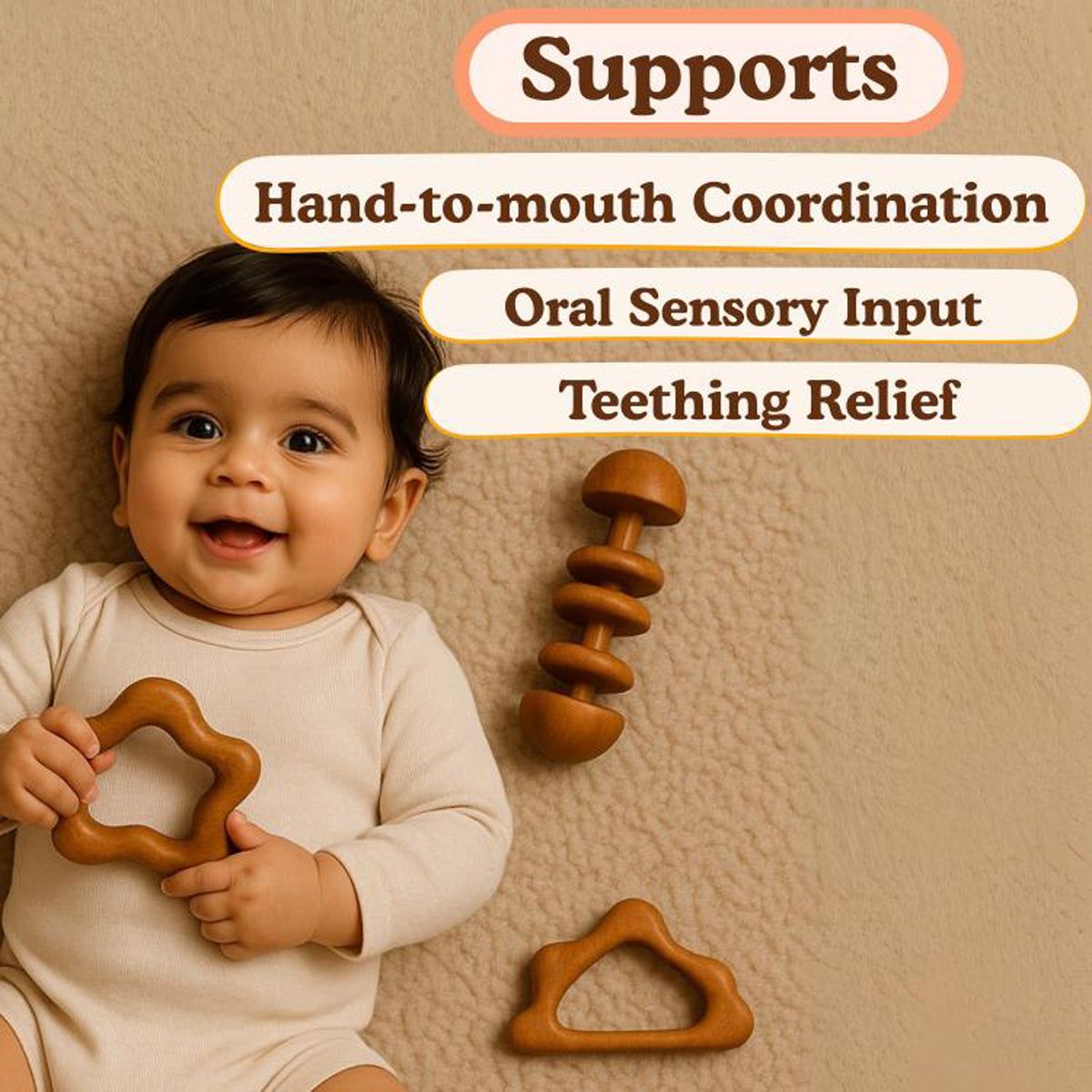 Teether Set of 3