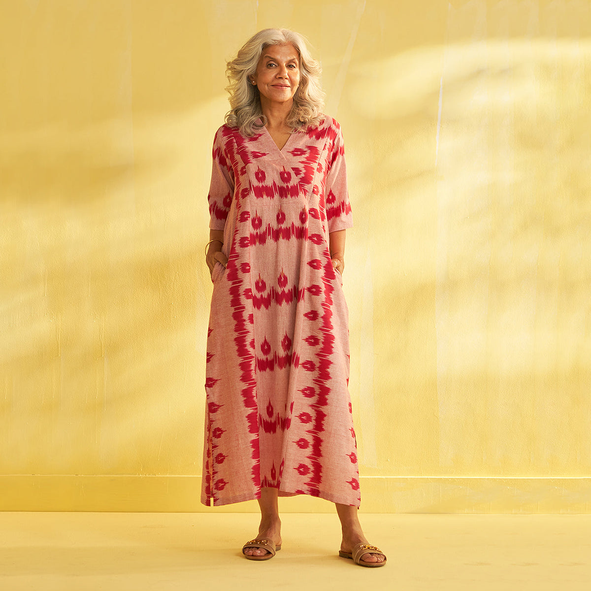 Pure Handwoven Ikat Long Tunic