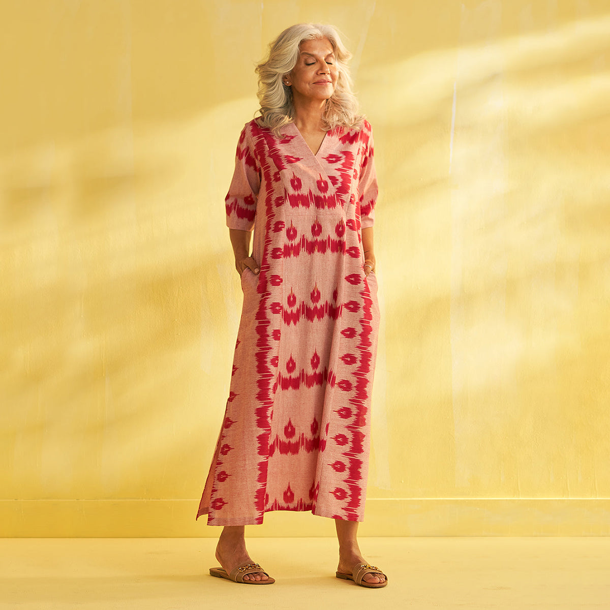 Pure Handwoven Ikat Long Tunic